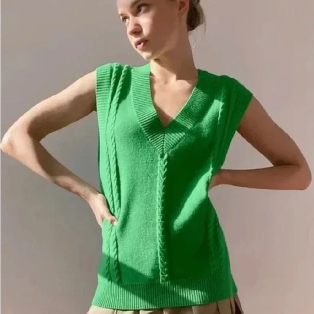 Sunday Best Winston Knit Vest Medium NWT